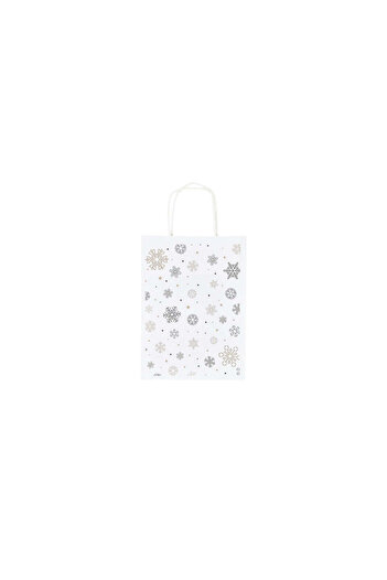 Papette Set of 10 Kraft Paper Bags with Christmas Pattern 2 18 x 24(H) x 7cm