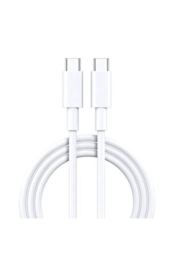 isag Data or charging cable compatible with iPhone 15, 15 Pro, 15 Plus, 15 Pro Max with Type C connector, white,