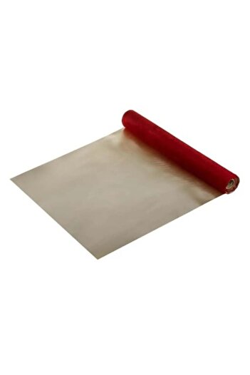 OEM Velvety decorative Christmas fabric, 4 m x 48 cm, Red