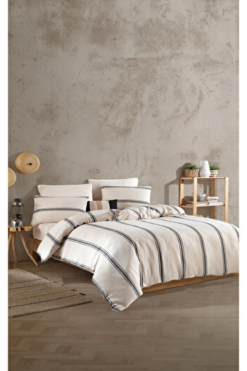 destinyhometex Premium 100% Cotton King Size Muslin Duvet Cover Set 220X240 cm