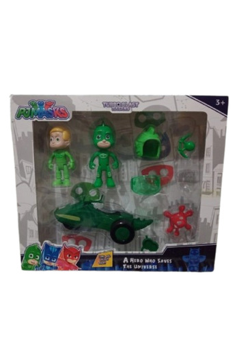Tıfıl Toys Pjmasks 7-Piece Figures and Accessories Play Set Green