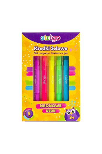 Strigo Gel pencils, 5 colors SSC119