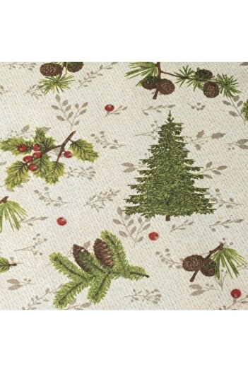 OEM Christmas decorative tablecloth, size 180 x 140 cm, Trees