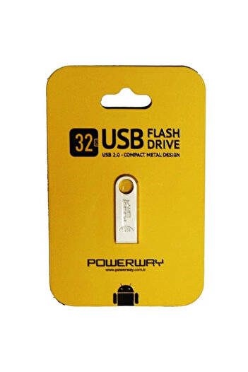 POWERWAY 32 Gb Metal Type USB Flash Memory