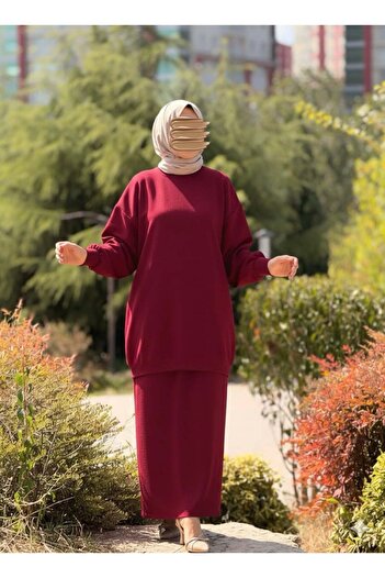 Nissra Ankanoor Knitwear Skirt Blouse Set Anka252002