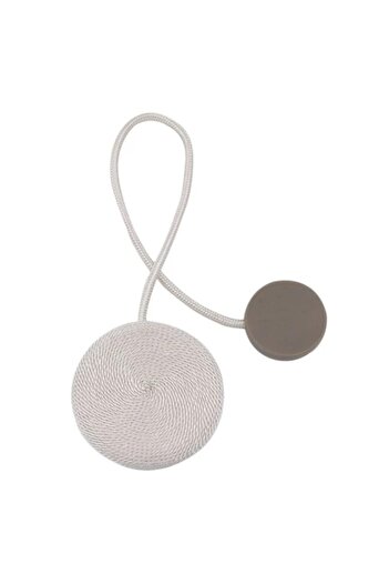 OEM Decorative magnetic curtain brooch, 7 x 39 cm, Ecru