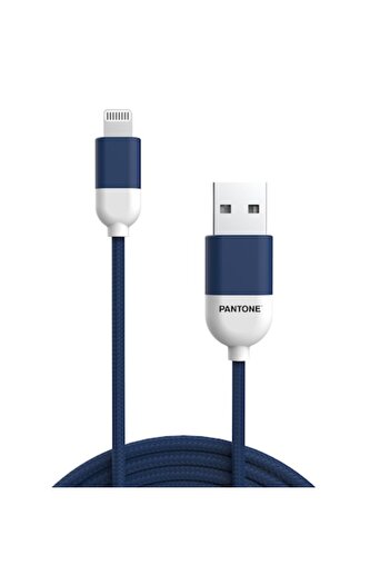 Pantone Cablu MFi USB-Lightning 1.5m 2.4A PT-LCS001-5 Bleumarin 2380C