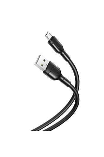 Xo Cablu NB212 USB - MicroUSB 1.0 m 2.1A Negru