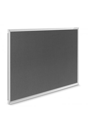Magnetoplan Design SP Textile panel, 600 x 450 mm, aluminum frame, grey