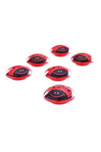 Magnetoplan Whiteboard magnets, ladybug pattern, 30 mm, 6 pcs/set