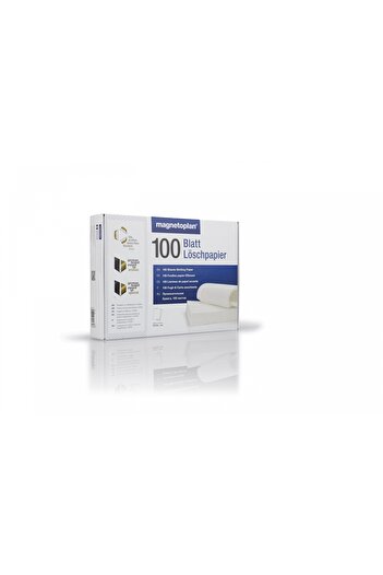 Magnetoplan Refill whiteboard sponge wipes, 100 pcs/set