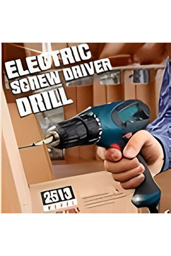 Generic 350W Corded Impact Drill Screwdriver, 10mm Chuck, 750 RPM, Variable Speed & Torque Control