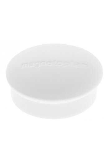 Magnetoplan Discofix MINI whiteboard magnets, 20 mm, white, 10 pcs/set