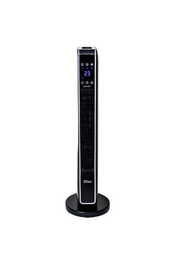 Zilan Ceramic Tower Fan Heater - 2200W, 2 Speeds, Touch Screen, 8H Timer - ZLN2076