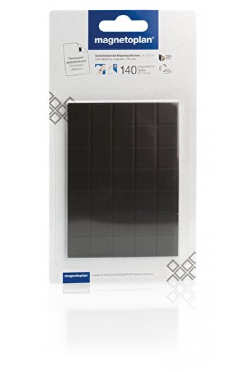 Magnetoplan Takkis Patratele magnetice, 15 x 15 x 0.75 mm, 140 buc/set