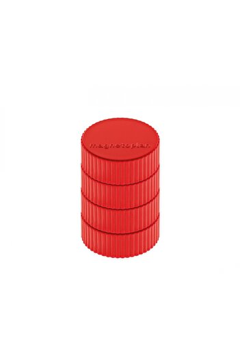 Magnetoplan Discofix MAGNUM Whiteboard magnets, 34 mm, red, 4 pcs/set