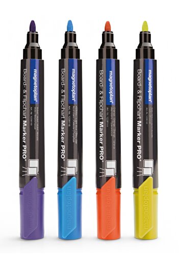 Magnetoplan PRO+ Whiteboard marker, assorted colors, 4 pcs/set
