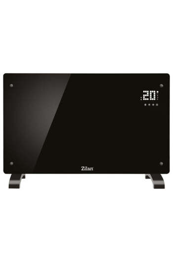Zilan Glass Heater Panel - 2000W, Wall or Floor Mounting, Touch Display, Remote Control - ZLN2823