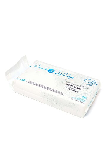 colier Cooler Baby Wipes 99.9% Water Alcohol & Perfume Free (60 wipes)