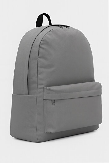 KAFF Gray Unisex Functional School Daily Backpack with Laptop Compartment and Strap Attachment -2086Plcan