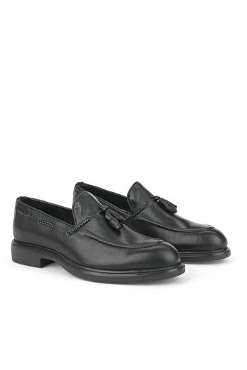 Ziya , Men's Genuine Leather Shoes 1531043Z4193 Black