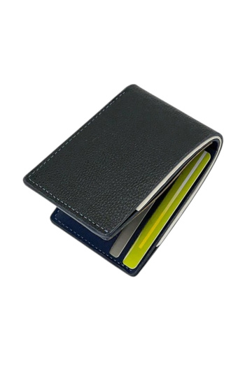 OEM Mini Compact Wallet for Men, Ultra-Slim, Casual, PU Leather, Black