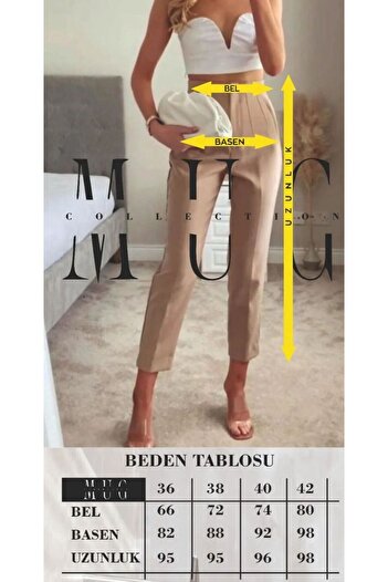 MUG collection Women's Fabric Pants Stylish