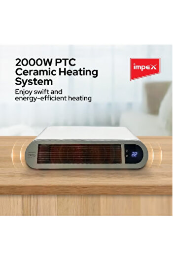 İMPEX 2000W Wall Mounted Heater | HR 91 2 years warranty