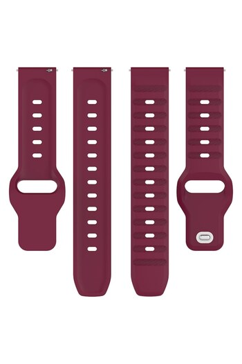 SOFAL Curea de ceas pentru Huawei Watch GT2/GT2 Pro/GT3 Pro 46mm și Xiaomi Watch S1 - W27, Bordeaux