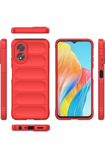 SOFAL Oppo A38/A18 P429 Polyurethane Case - Red