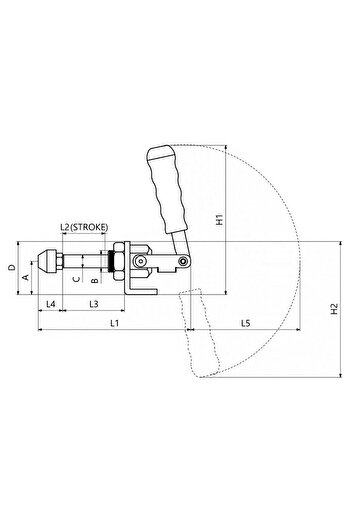 Sedef 500-6 horizontal base push pull suit 23813