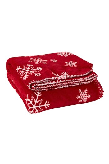 OEM Christmas Blanket, 130x170 cm, Red