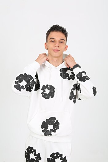 Marions Children's Hooded Tracksuit Set Mrn-2077