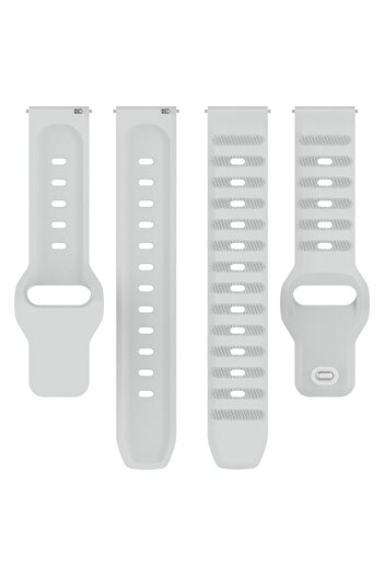 OEM Watch Strap for Samsung Galaxy Watch 4/5/Active 2 & Huawei Watch GT 3/GT 3 Pro (42/43mm) - W18, Gray