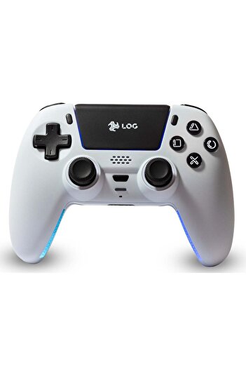 Generic LOG Wireless Controller for PlayStation 5 - White