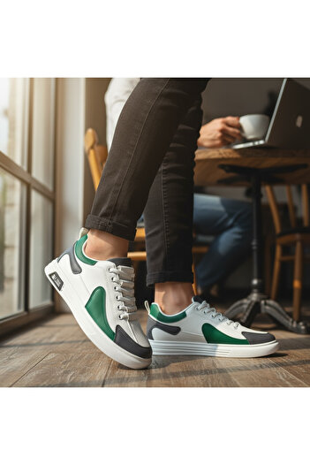 dehaine Men's sneakers, casual, Fashion, lace-up with elastic band