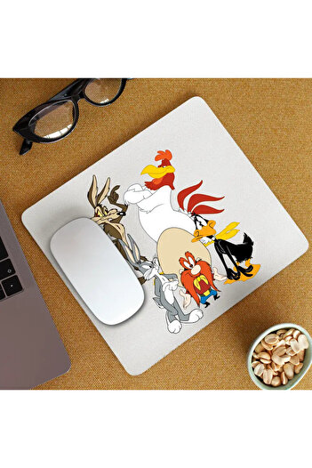 OEM Mousepad Bugs Bunny Coiotul Foghorn Daffy Looney Tunes