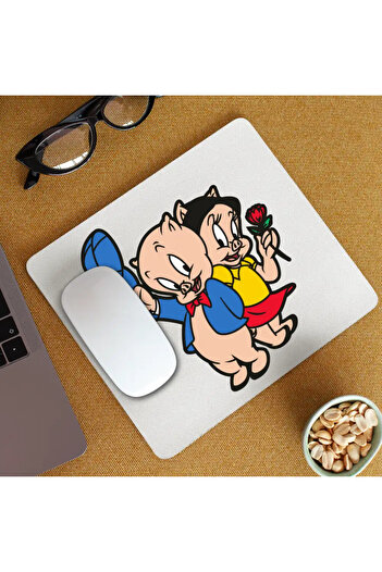 OEM Mousepad Porky Petunia Looney Tunes