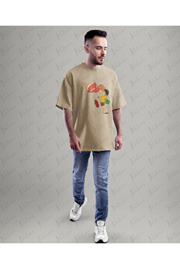 Nulivez Anime Studio Ghibli Ponyo Design Printed High Quality Compact Unisex Oversize T-Shirt