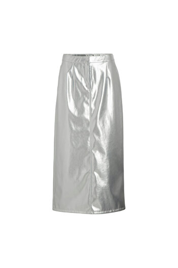 VILA Vila midi skirt, grey