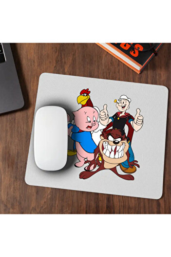 OEM Mousepad Foghorn Taz Popey Porky Looney Tunes