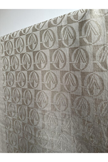 Valentino Orlandi Alia Dama Pattern Shawl - Beige