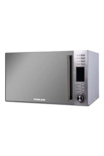 Nikai 30L Microwave Oven with Grill, Digital Control, Mirror Finish (NMO300MDG)
