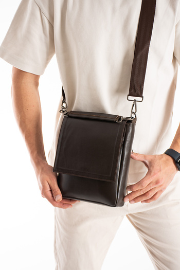 Erzeno Genuine Leather Adjustable Crossbody Vertical Shoulder Bag (Handbag Shoulder Bag and Crossbody Bag)