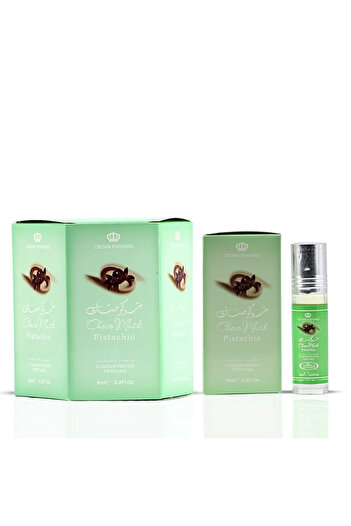 Al Rehab Choco Musk Pistachio Perfume Oil CPO 6ML (0.2 OZ) by (Box of 6)