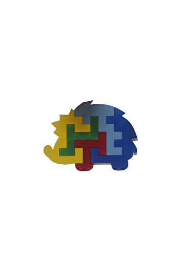 Amco Children's toy, montessori game, hedgehog puzzle 18 x 14 x 0.3 cm