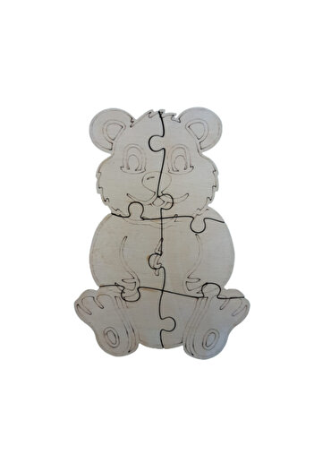 Amco Animal puzzle for children, 6 pieces, bear model 130 x 90 x 3 mm