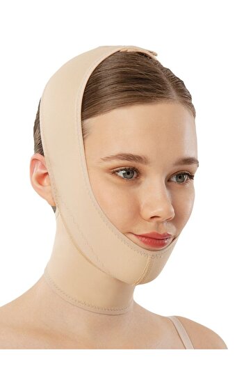 VEYA Post-surgical mask for liposuction of the face, neck, chin, and cheekbone surgery