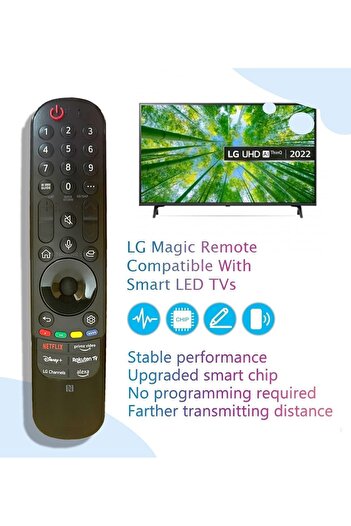 Generic 121AV MR23GN Magic Motion Sensor Voice Remote - Compatible with LG AKB76040001