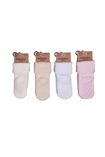 ALFA AKSESUAR 03 Katamino Beru Foldable Abs Baby Girl Towel Socks K42260 Assortment